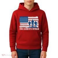 I Was Raised By A Veteran Kids Hoodie thumb 4