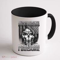 I Was Scared Of The Darkness So I Became The Darkness Coffee Mug thumb 1