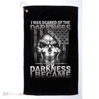 I Was Scared Of The Darkness So I Became The Darkness Golf Towel thumb 0