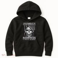 I Was Scared Of The Darkness So I Became The Darkness Kids Hoodie thumb 0