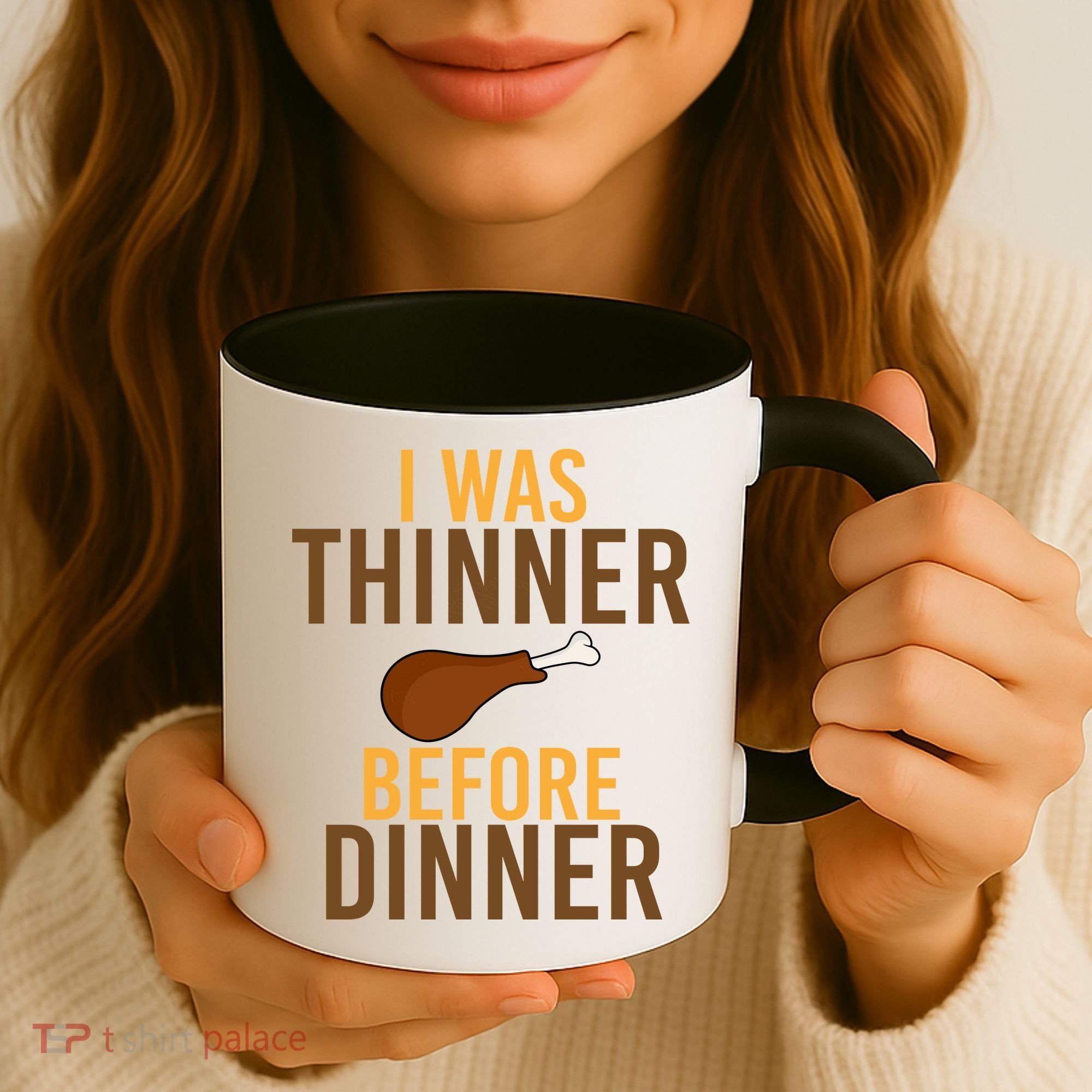 I Was Thinner Before Thanksgiving Dinner Coffee Mug