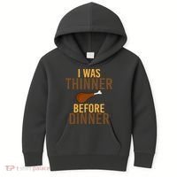 I Was Thinner Before Thanksgiving Dinner Kids Hoodie thumb 0