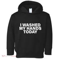 I Washed My Hands Today Toddler Hoodie thumb 0