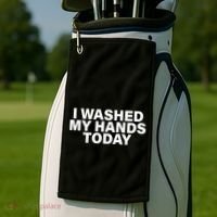 I Washed My Hands Today Golf Towel thumb 2