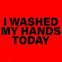 I Washed My Hands Today Santa Hat thumb 1