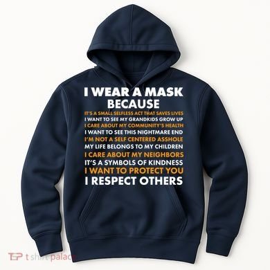 I Wear A Mask Because I Want to Protect You Hoodie