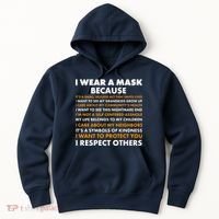 I Wear A Mask Because I Want to Protect You Hoodie thumb 0