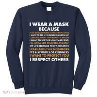 I Wear A Mask Because I Want to Protect You Sweatshirt thumb 0