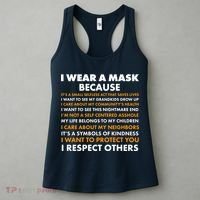 I Wear A Mask Because I Want to Protect You Women's Tank Top thumb 3