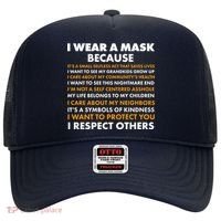 I Wear A Mask Because I Want to Protect You Hat thumb 0