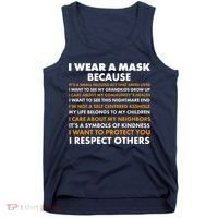 I Wear A Mask Because I Want to Protect You Tank Top thumb 0