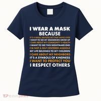 I Wear A Mask Because I Want to Protect You Women's T-Shirt thumb 0