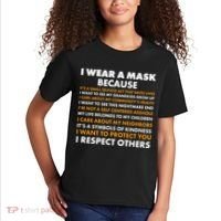 I Wear A Mask Because I Want to Protect You Kids T-Shirt thumb 2