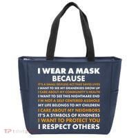 I Wear A Mask Because I Want to Protect You Tote Bag thumb 0