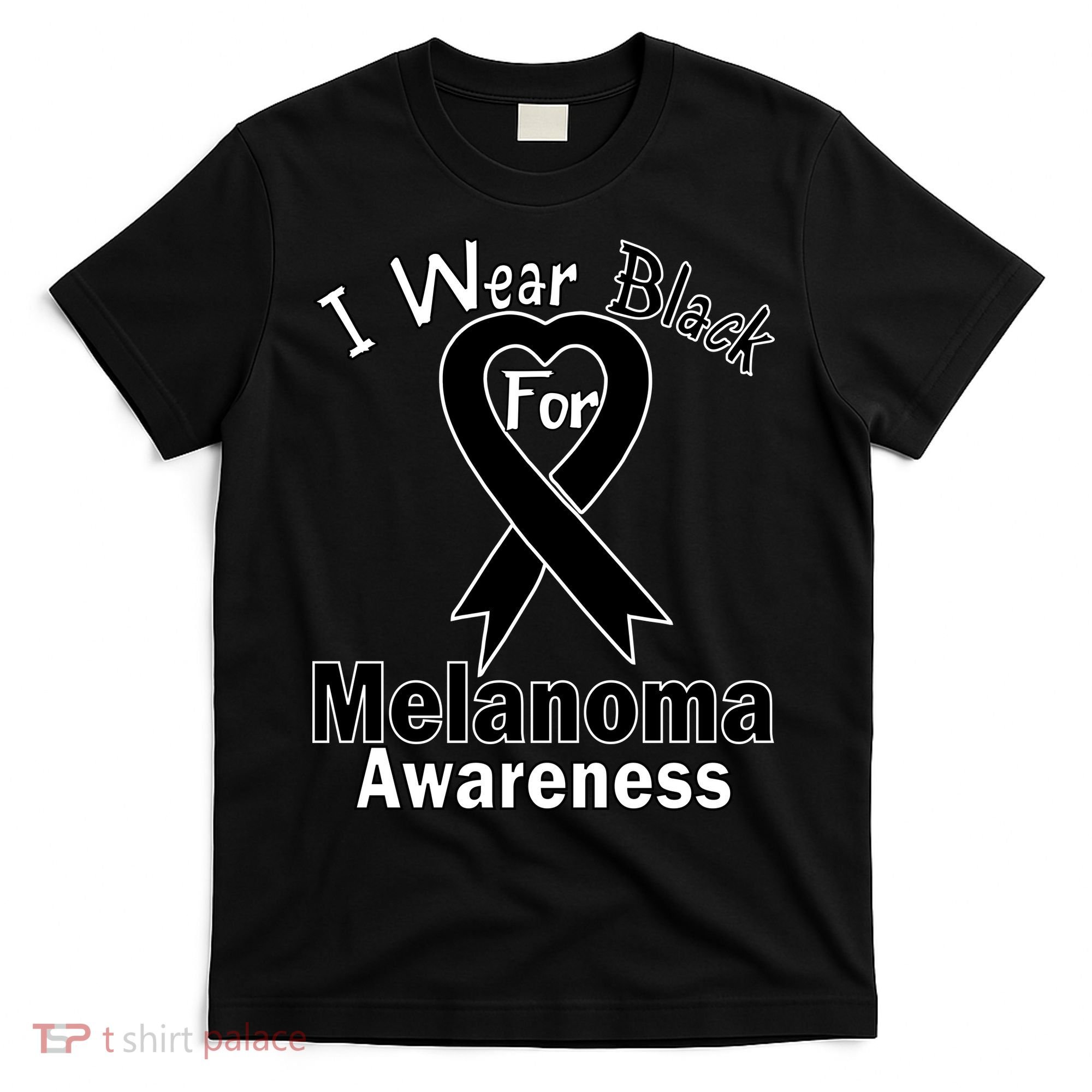 I Wear Black For Melanoma Awareness T-Shirt