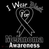 I Wear Black For Melanoma Awareness Coffee Mug thumb 5