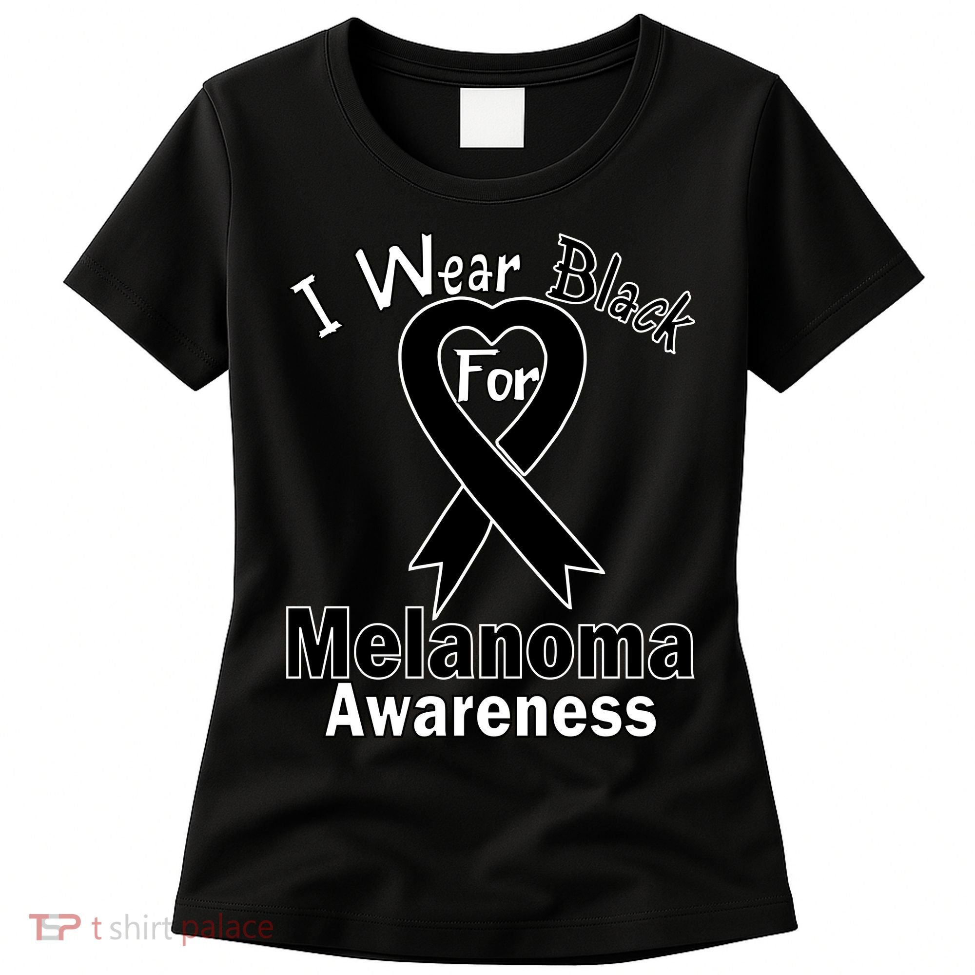 I Wear Black For Melanoma Awareness Women's T-Shirt