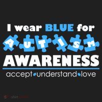 I Wear Blue For Autism Awareness Accept Understand Love Tumbler thumb 3