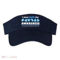 I Wear Blue For Autism Awareness Accept Understand Love Visor thumb 0