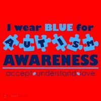 I Wear Blue For Autism Awareness Accept Understand Love Santa Hat thumb 1