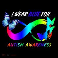 I Wear Blue For Autism Awareness Butterfly Ribbon Coffee Mug thumb 5