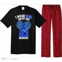 I Wear Blue For My Dad ALS Awareness Pajama Set thumb 0