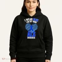 I Wear Blue For My Mom ALS Awareness Hoodie thumb 5