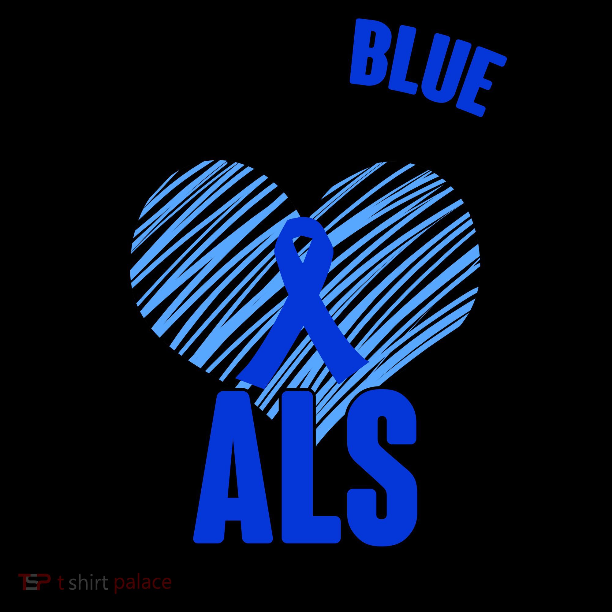 I Wear Blue For My Mom ALS Awareness Coffee Mug