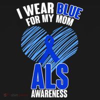 I Wear Blue For My Mom ALS Awareness Visor thumb 3