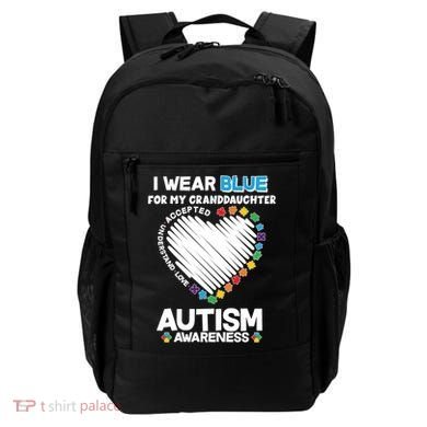 I Wear Blue For My Personalize Custom Text Autism Backpack