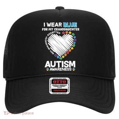I Wear Blue For My Personalize Custom Text Autism Hat