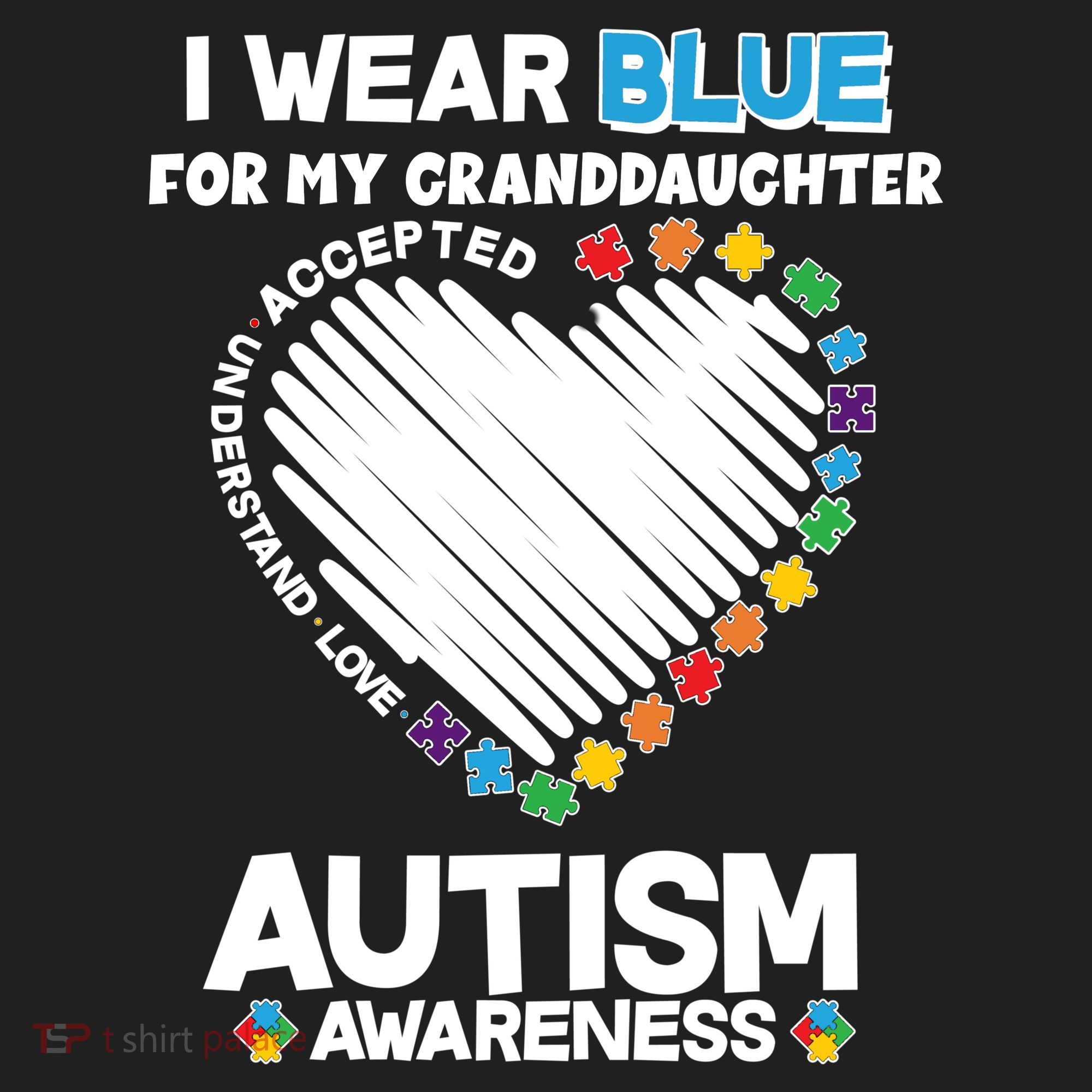 I Wear Blue For My Personalize Custom Text Autism Hat