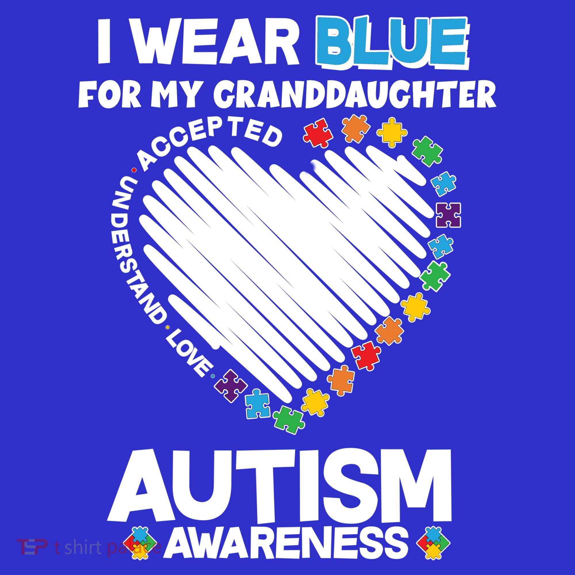 I Wear Blue For My Personalize Custom Text Autism Toddler Hoodie