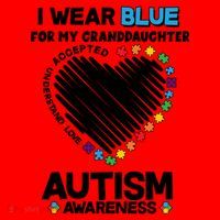 I Wear Blue For My Personalize Custom Text Autism Santa Hat thumb 1