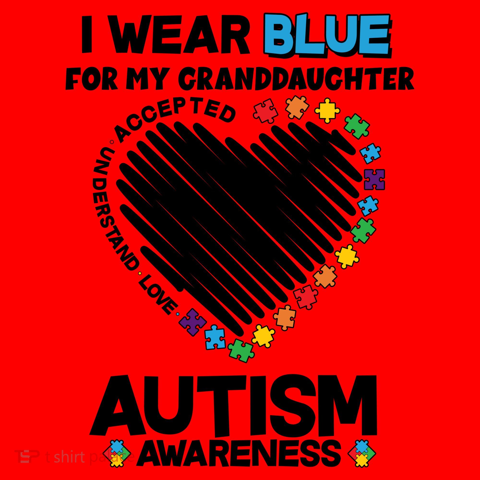 I Wear Blue For My Personalize Custom Text Autism Santa Hat
