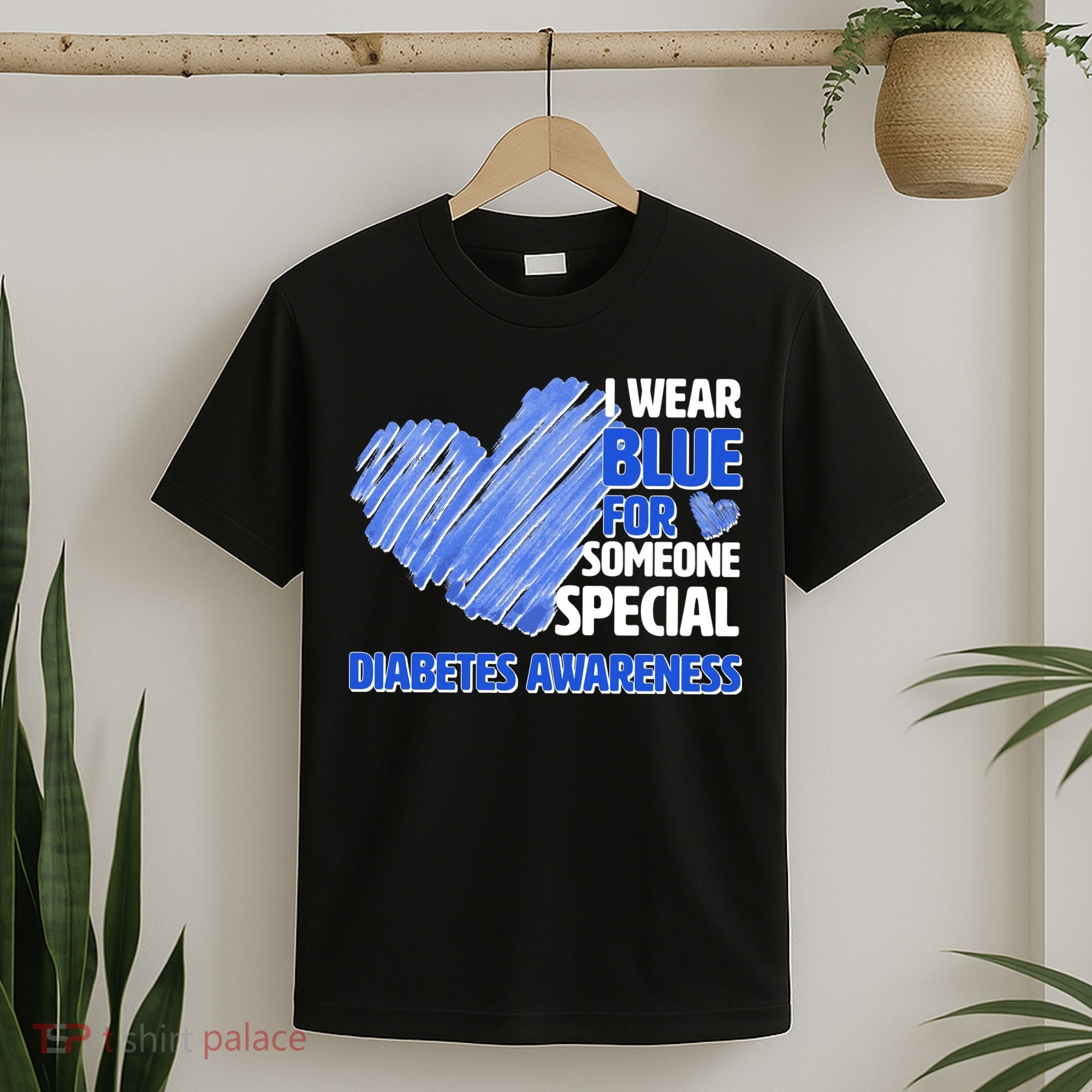 I Wear Blue For Someone Special Diabetes Awareness T-Shirt