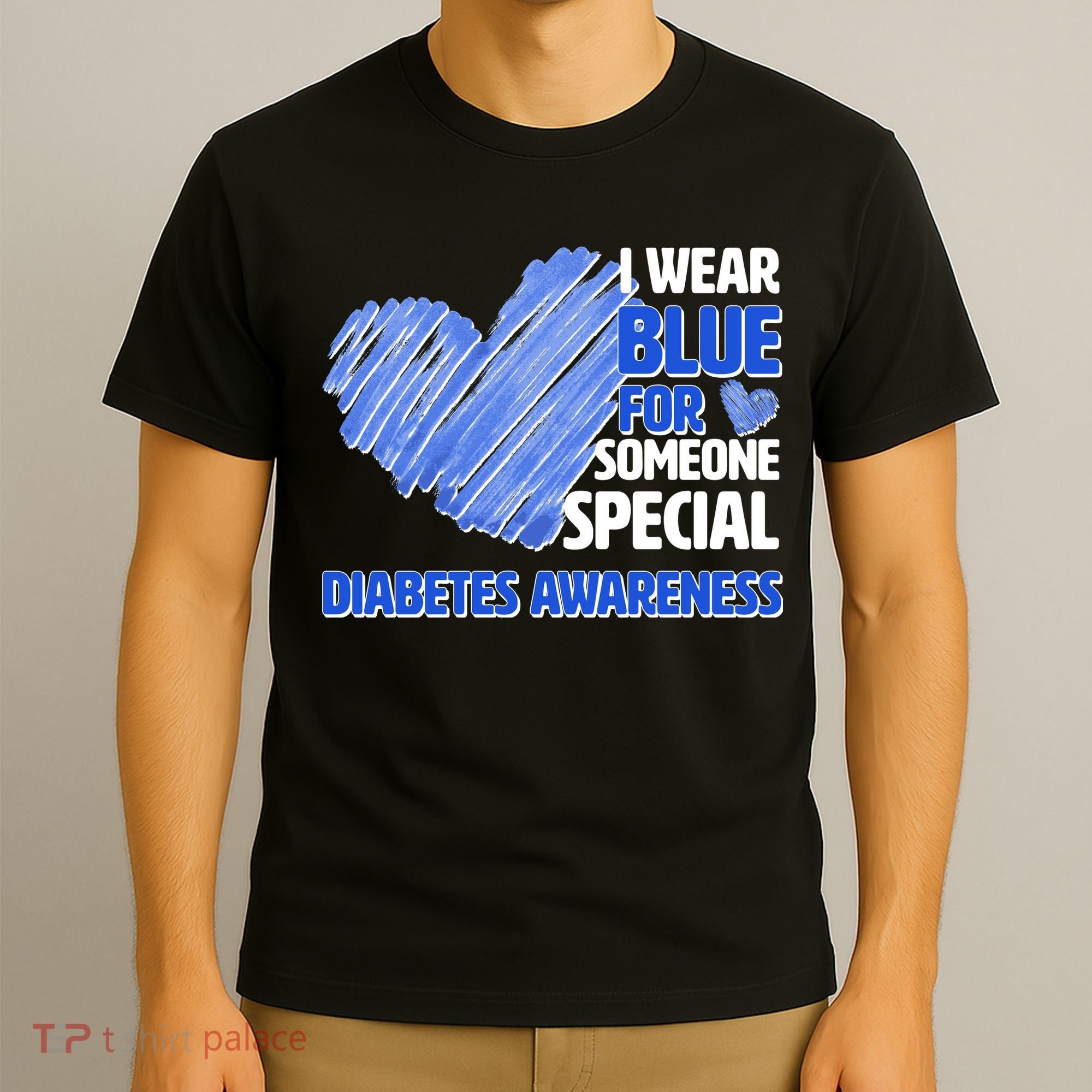 I Wear Blue For Someone Special Diabetes Awareness T-Shirt