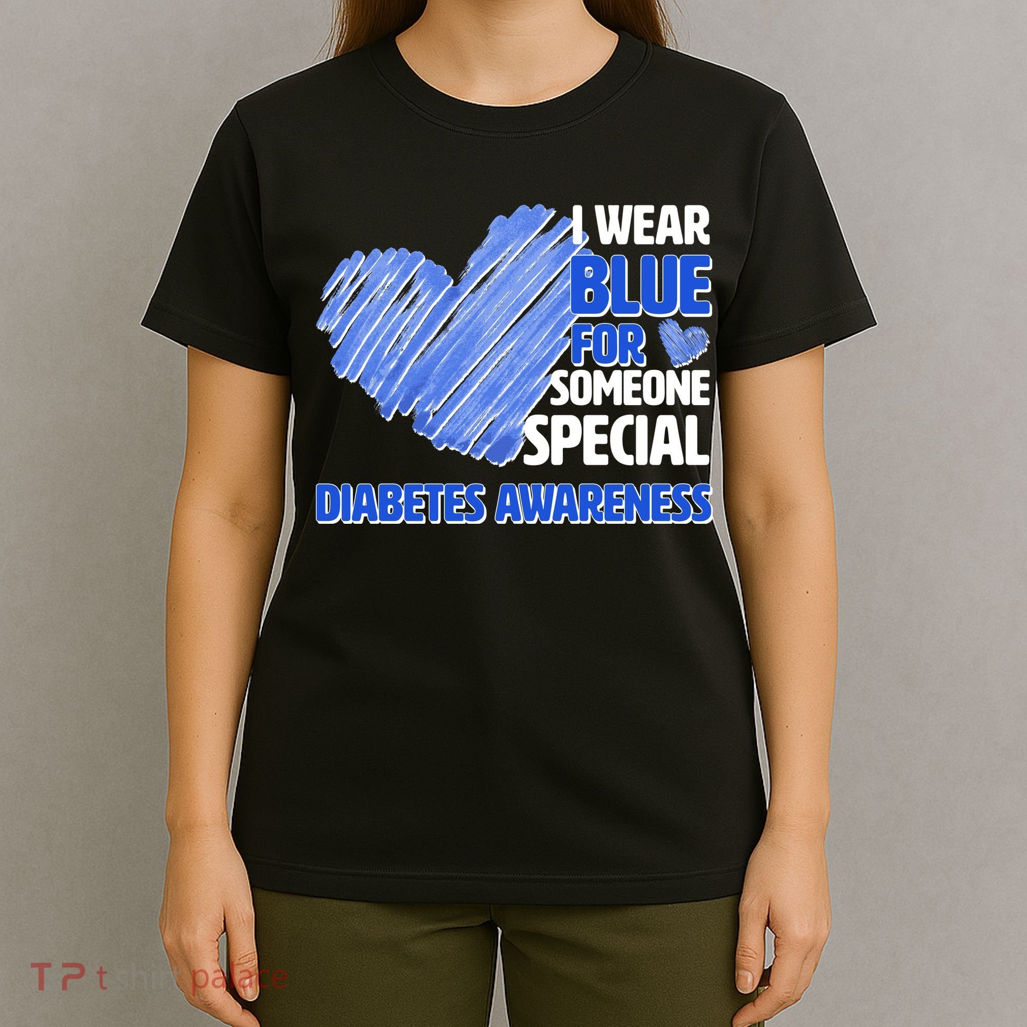 I Wear Blue For Someone Special Diabetes Awareness T-Shirt
