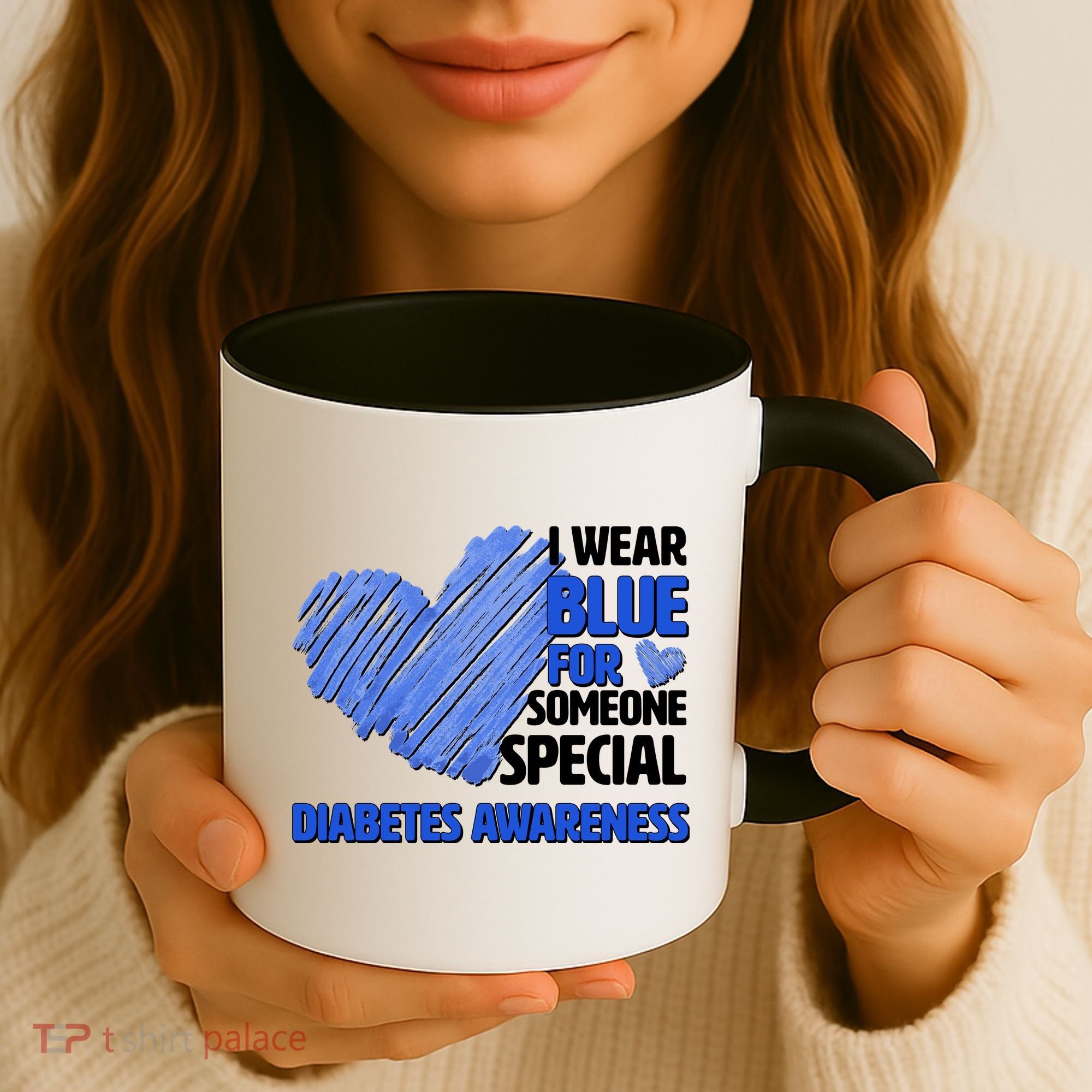 I Wear Blue For Someone Special Diabetes Awareness Coffee Mug