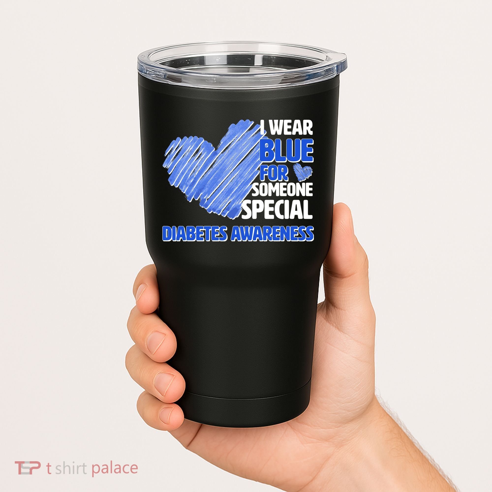 I Wear Blue For Someone Special Diabetes Awareness Tumbler