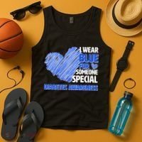 I Wear Blue For Someone Special Diabetes Awareness Tank Top thumb 4