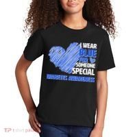 I Wear Blue For Someone Special Diabetes Awareness Kids T-Shirt thumb 2