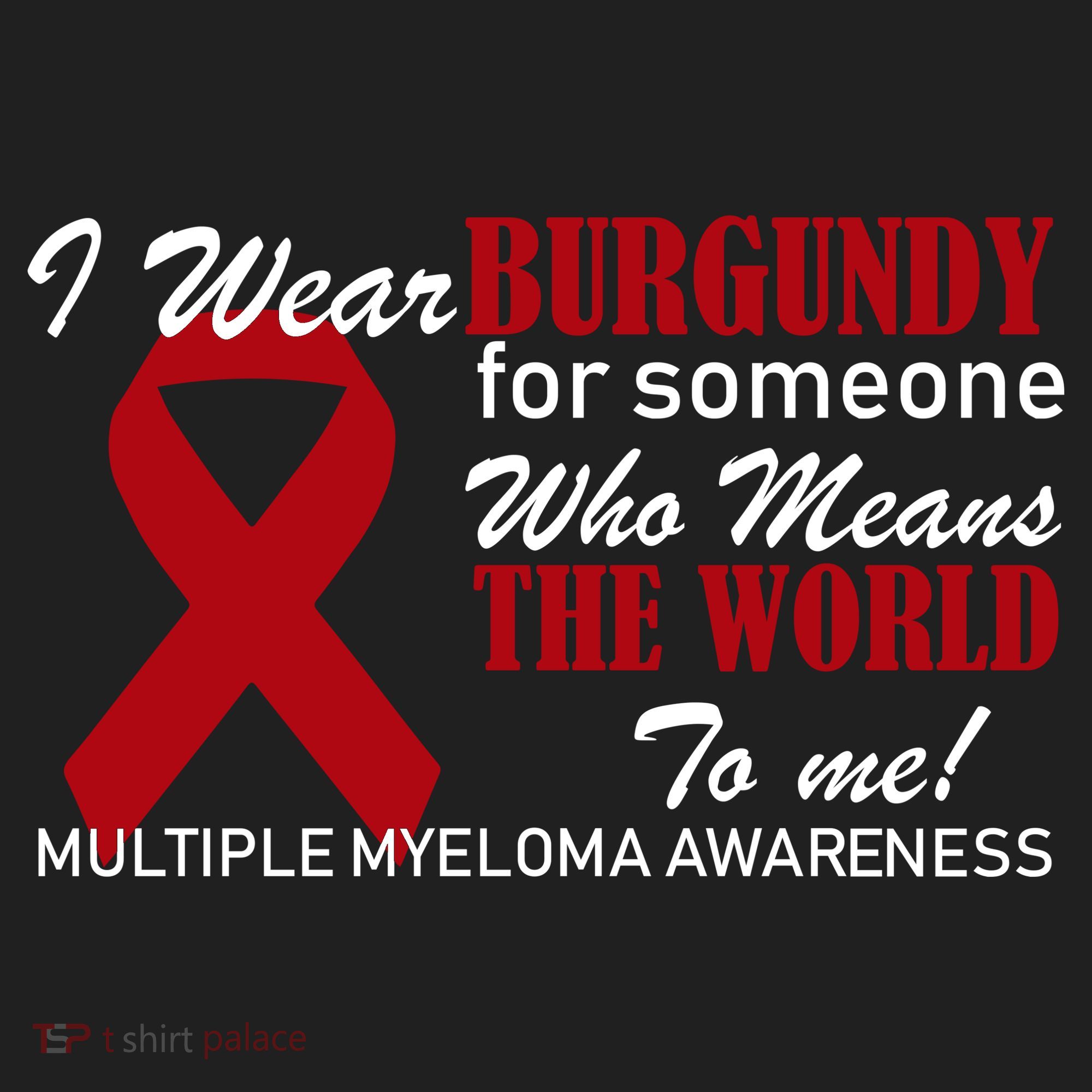 I Wear Burgundy Multiple Myeloma  Beanie