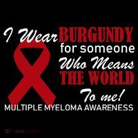 I Wear Burgundy Multiple Myeloma  Coaster thumb 2