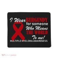 I Wear Burgundy Multiple Myeloma  Mousepad thumb 0