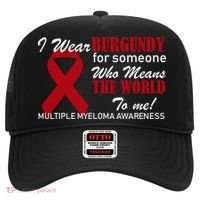 I Wear Burgundy Multiple Myeloma  Hat thumb 0
