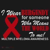 I Wear Burgundy Multiple Myeloma  Toddler Hoodie thumb 2