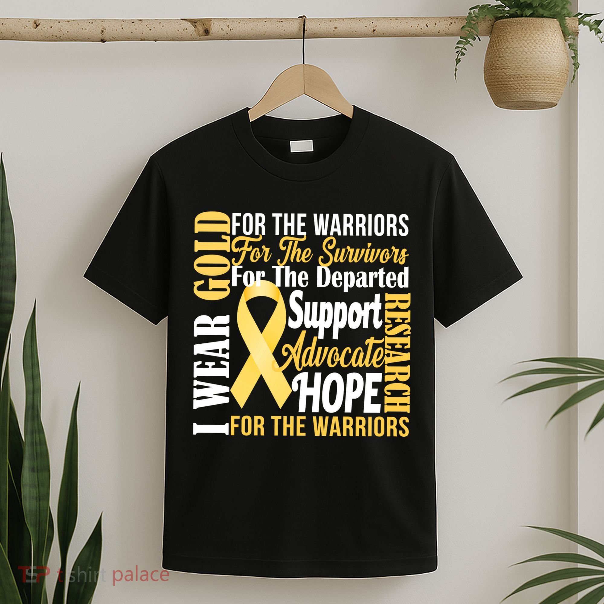I Wear Gold For Childhood Cancer Awareness 1 T-Shirt