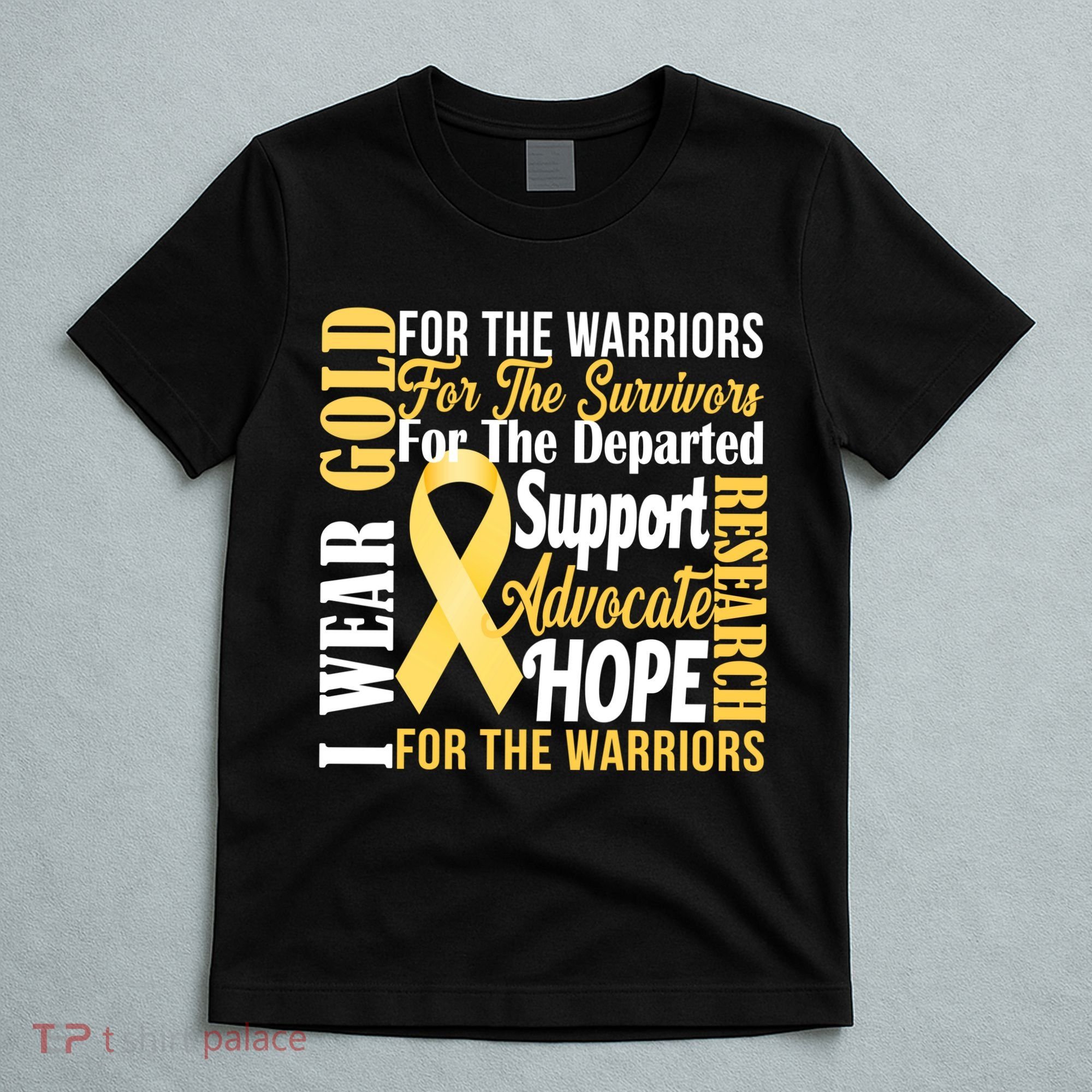 I Wear Gold For Childhood Cancer Awareness 1 T-Shirt