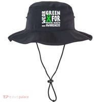 I Wear Green For Mental Health Awareness Bucket Hat thumb 0